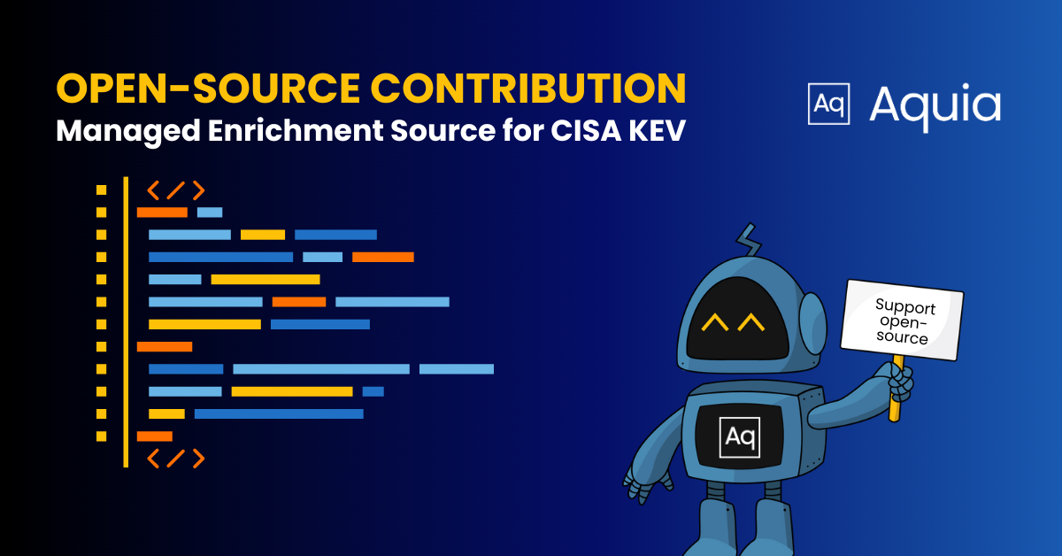 Aquia Open Source Contributions - Adding a CISA KEV Enrichment Table to Matano